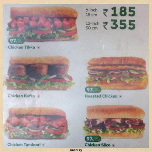 Subway Menu-8