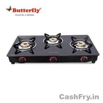 Best 3 Burner Gas Stove Stainless Steel Butterfly